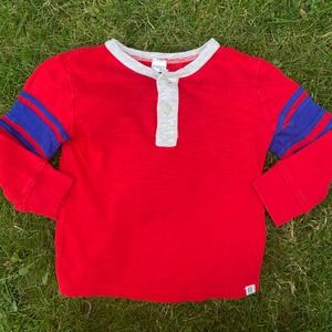 Gap BabyGap Red Long Sleeve Shirt (Size 3Y)